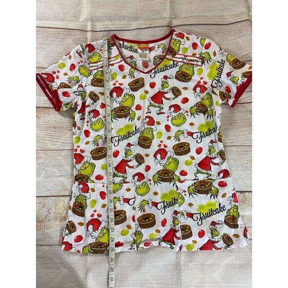 Dr Suess Women's Graphic Printed Nursing Scrubs - Small - Picture 4 of 9